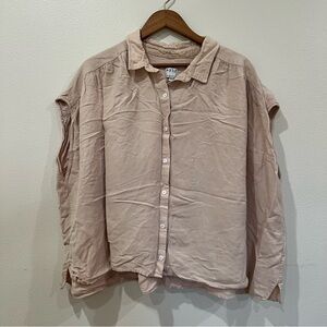 Blush Pink Dolman Button Down Blouse Size 3X/4X
